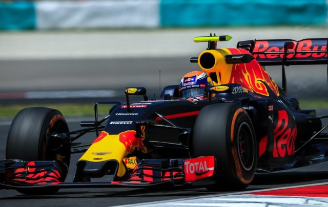 Max Verstappen tijdens het F1-seizoen 2016