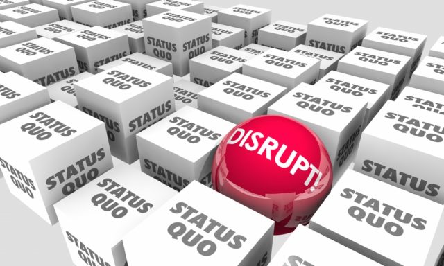 Disruptie staat voor het ontwrichten van bestaande business.