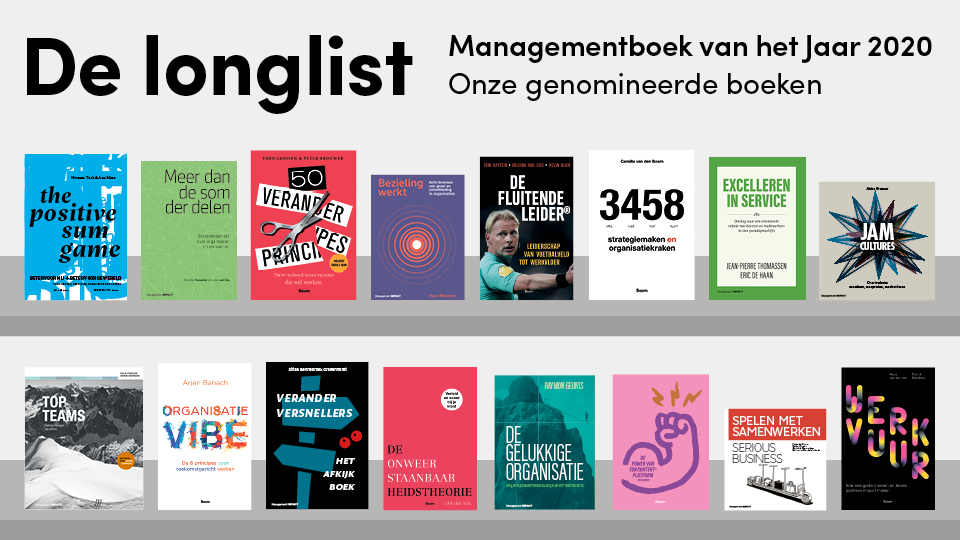 Longlist Managementboek van het Jaar bekend - Boom Management