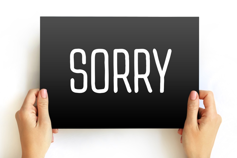 De kracht van โSorryโ - Boom Management