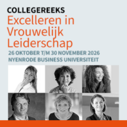 Collegereeks Vrouwelijk leiderschap nj2026