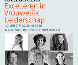 Collegereeks Excelleren in vrouwelijk leiderschap vj 2026