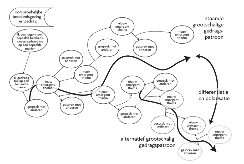 Polarisatie als differentiatie tussen alternatief grootschalige gedragspatronen