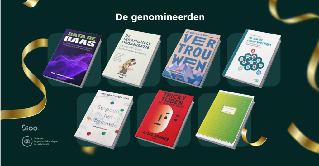 De Irrationele Organisatie en Tricky TIjden zijn genomineerd voor Ooa Boek van Het Jaar