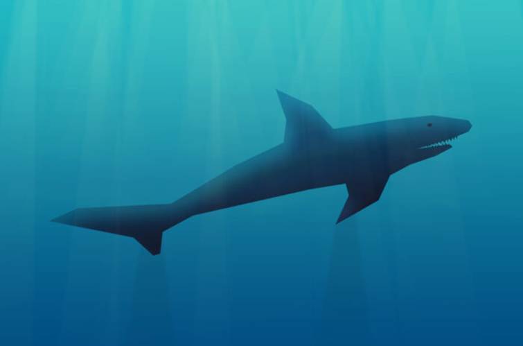 Als je de vissen laat zitten worden het haaien