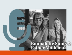 Podcastfoto met Emmalotte Smits en Esther Mollema