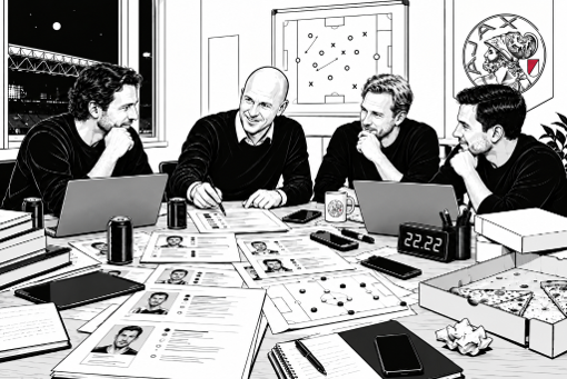 Vanuit de opgave kijkt Jordi Cruijff kritisch wie er echt nodig zijn om een klus te klaren